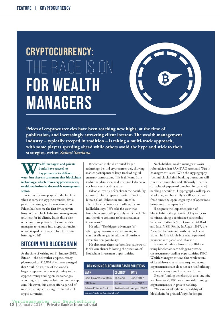 Private Banker International January Edition 2018n
