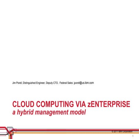 Private cloud with z enterprise