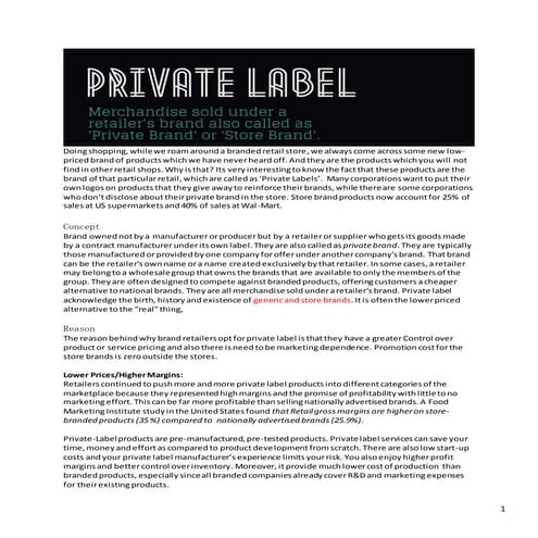 Private Label