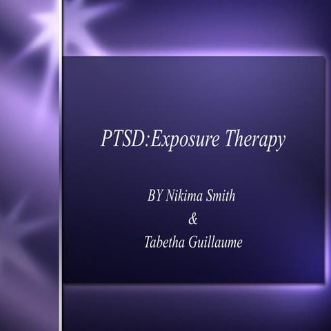 PTSD: Exposure Therapy | PPT