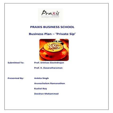 Private sip   business plan