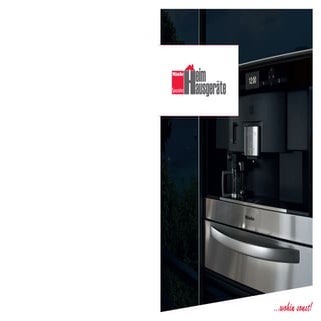 Privatkundenbroschüre Heim Hausgeräte