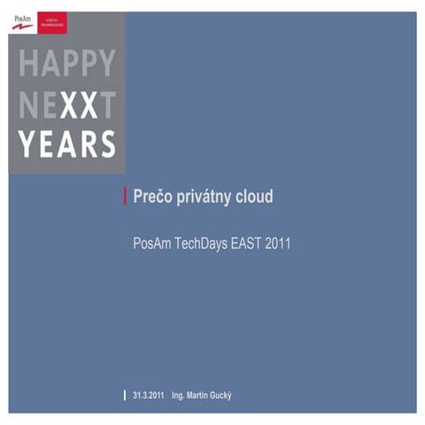 Privátny cloud v praxi