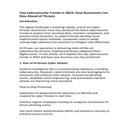 Cybersecurity Assessment Services | Identify & Fix Security