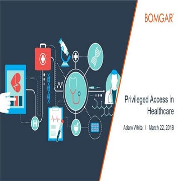 Privileged Access in Healthcare