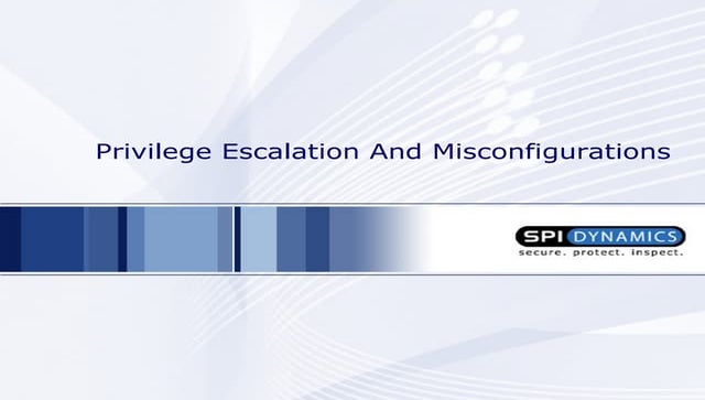Privilege Escalation And Misconfigurations Part2