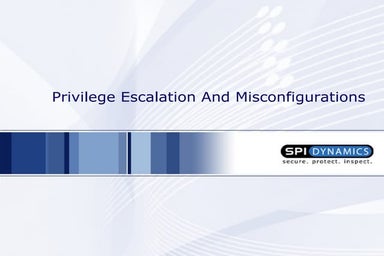 Privilege Escalation And Misconfigurations Part2