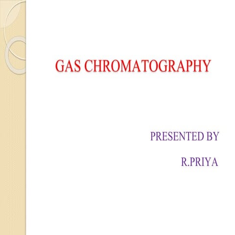 Gas chromatography