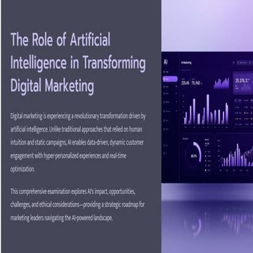 The Role of Artificial Intelligence in Transforming Digital Marketing ...