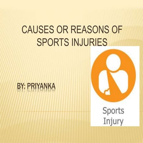 Causes and Reasons of Sports Injuries