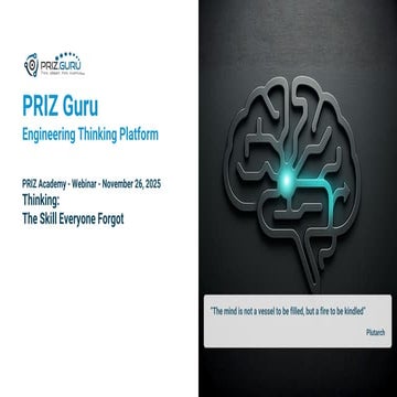 PRIZ Academy - Thinking  The Skill Everyone Forgot