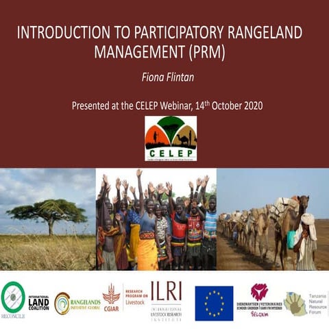 Introduction to Participatory Rangeland Management (PRM) | PPTX