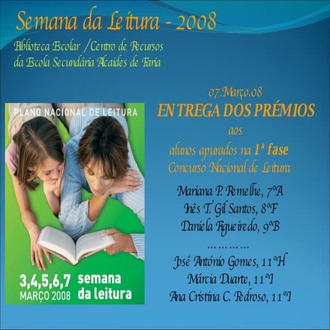 PréMios 1ª Fase  Livros1