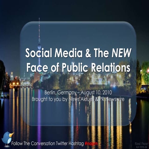 Berlin - Social Media  & The New Face of PR