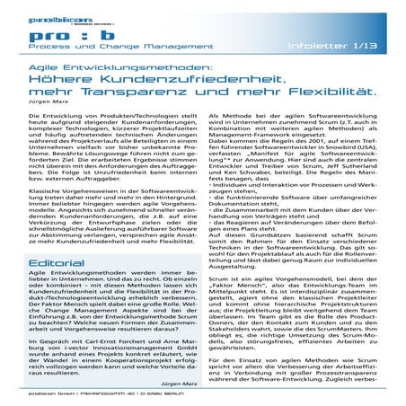 Agile Entwicklungsmethoden: Höhere Kundenzufriedenheit, mehr Transparenz und ...