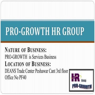 HR consultancy Business Plan