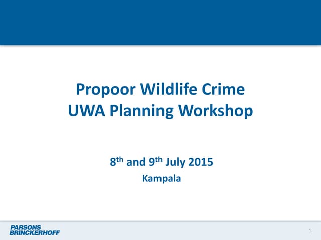 Pro-poor wildlife crime