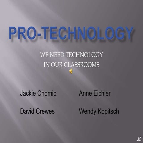 Pro technology presentation