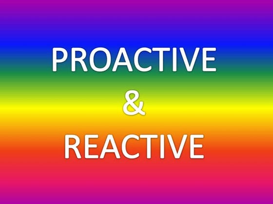 Zhane proactive and reactive | PPTX