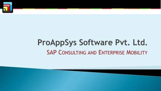 ProAppSys Software Company Overview Case studies and expertise.