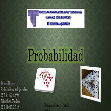 Probabilidad Asignacion 4-Alejandro Sidelnikov 21521474-Pedro Sanchez19835314