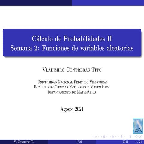 Probabilidades ii 2021 a semana 3