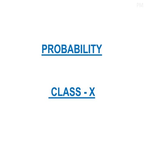 Probabiliry