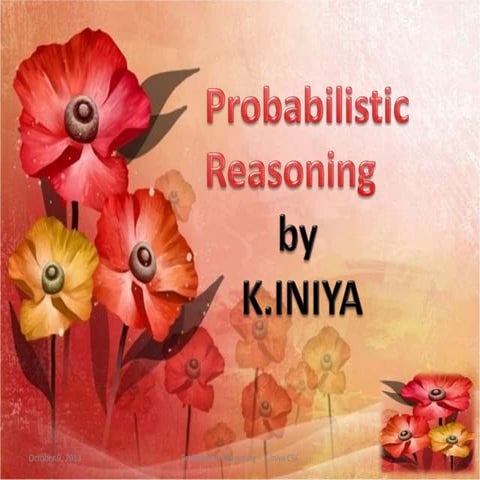 Probabilistic reasoning