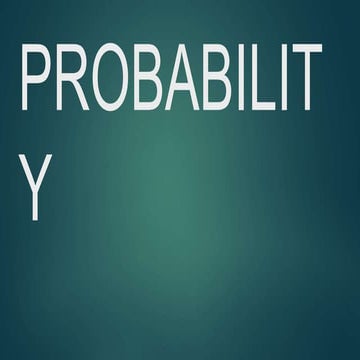 Probability