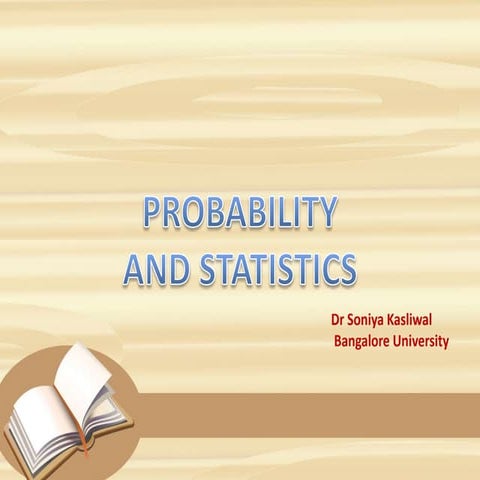 Probability and statistics | PPT