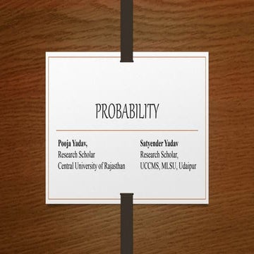 Probability