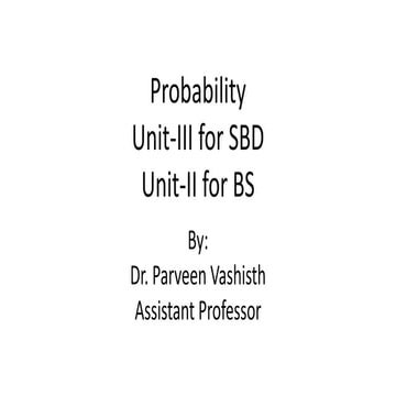Probability