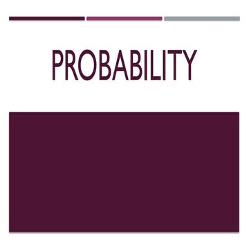 probability, 100 percent chance, 50 percent chance and 0 chance