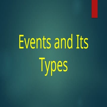 Events and its types, and Probabability.pptx
