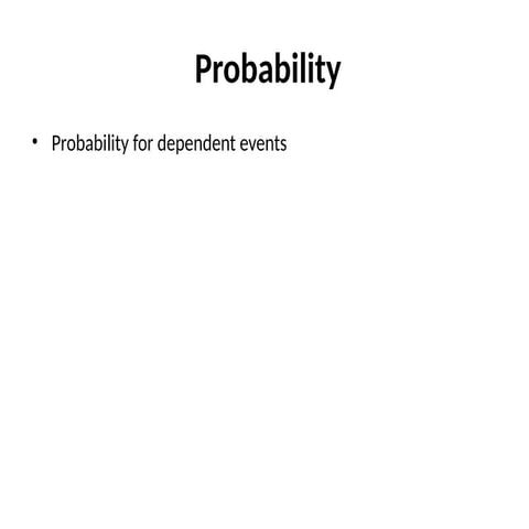 Probability is the mathematical measure of the likelihood of an event, rangin...