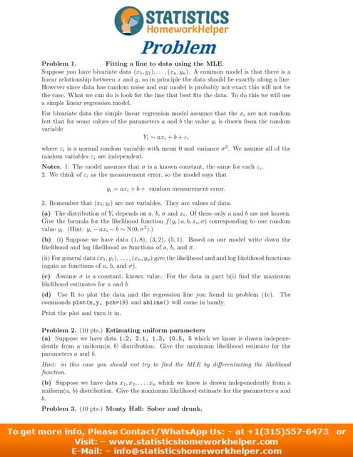 Statistics And Probability Homework Help Probability Homework Help | PDF