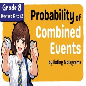 Calculating Probabilities of Combined Events with Coins and Dice | PPTX