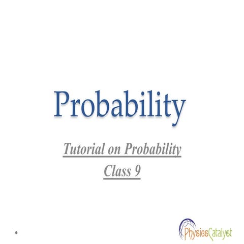 What is probability