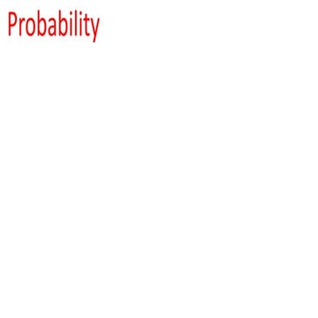 Probability - Bayes Theorem