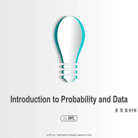 Probability and data 1w