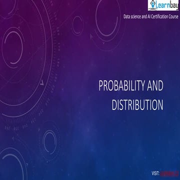 Probability and Distribution