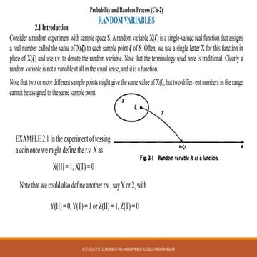 probability and random process chapter 2 | PDF