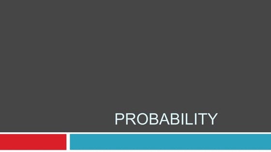 Probability basics and bayes' theorem