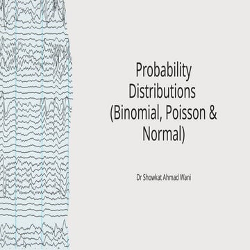 Probability distribution binomial Poisson and normal.pptx
