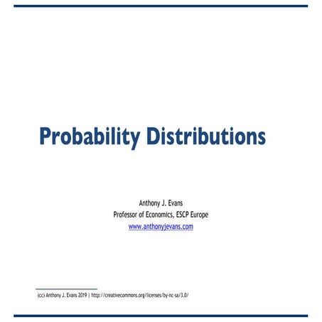 Probability Distributions 