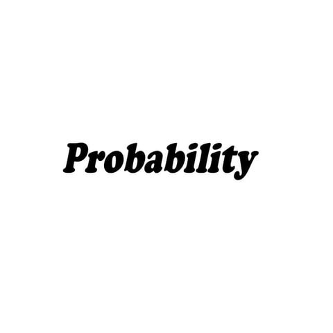 Probability for ssc , Placement related exams
