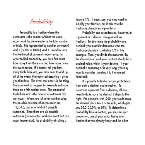 Probability guide book   pdf