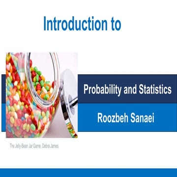 Probability and Statistics