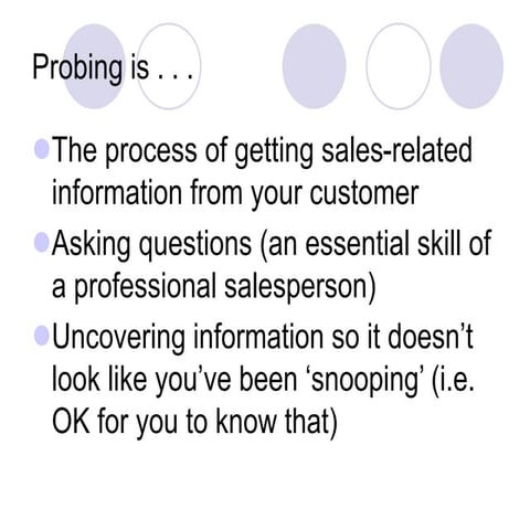 Probing - in sales.ppt
