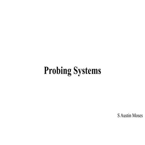 Probing Systems seminar